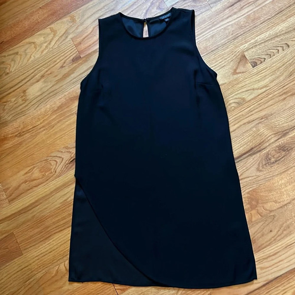 Topshop Asymmetrical Hem with Side Slit Sleeveless Tunic Dress; Size 8 - Picture 2 of 8